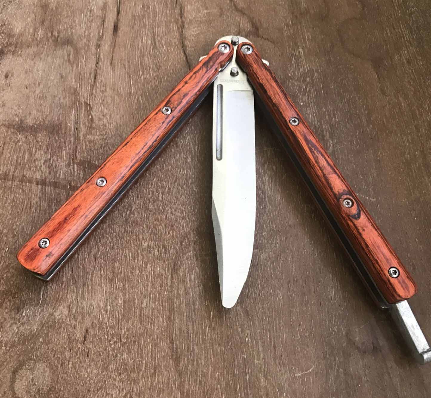 Andux Balisong Practice Trainer Blade Without Holes CS/HDD12