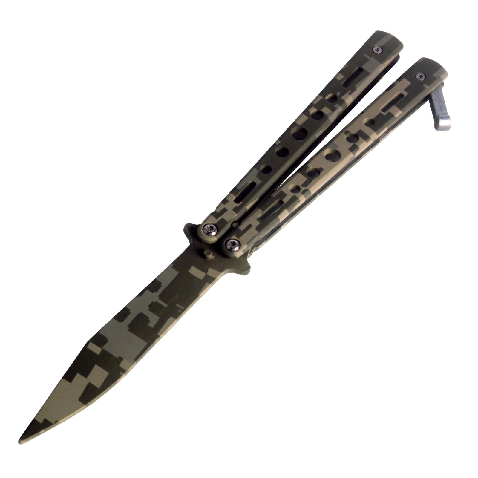 Andux Balisong Practice Trainer Blade Without Holes CS/HDD12